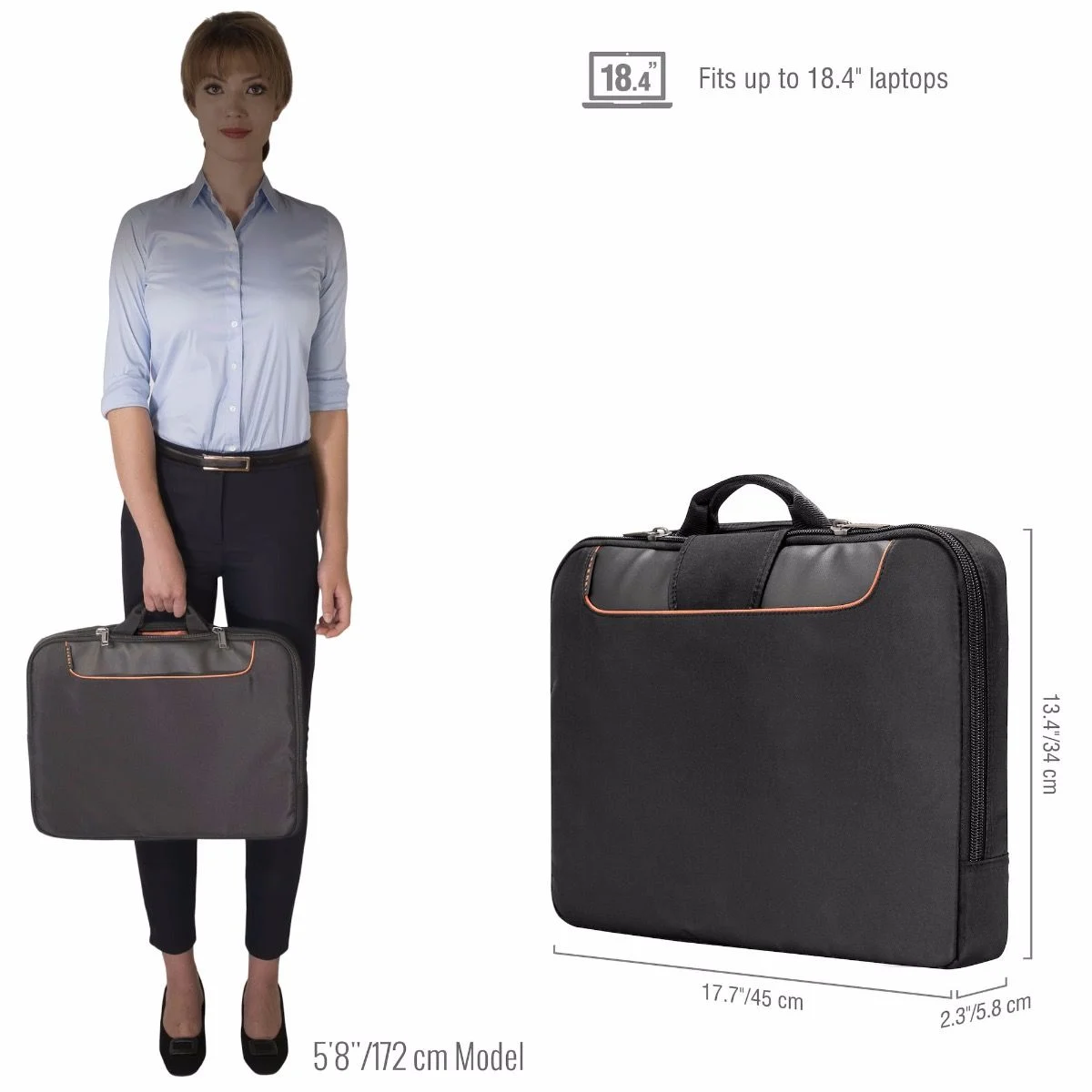 COMMUTE 18.4-Inch Laptop Sleeve w/Memory Foam - Image 2