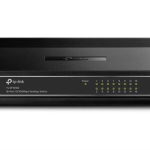TP Link TL-SF1016D 16 Port 10 to 100Mbps Desktop