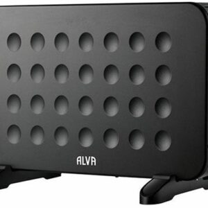 Alva 2000w Electric Convection Black Heater