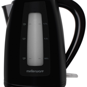 Mellerware Breede 360° Cordless Black 2L Plastic Kettle