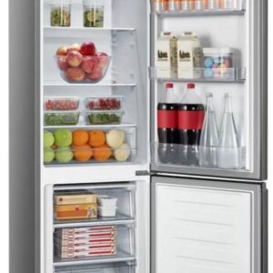 Hisense 264L Titanium Inox Combi Fridge