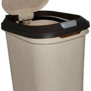 Casey 10 Litre Step On Pedal Waste Bin Beige And Brown
