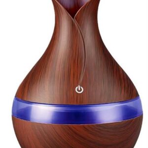 Casey Ultrasonic Aroma Portable Humidifier Dark Wood Grain